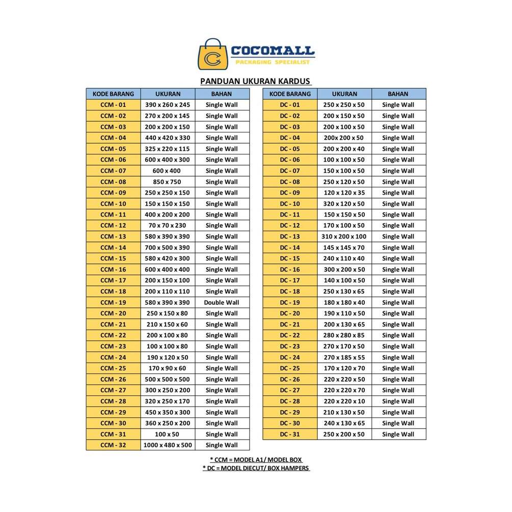 "New" KARDUS KARTON BOX PACKING POLOS UKURAN 39x26x24,5 CM