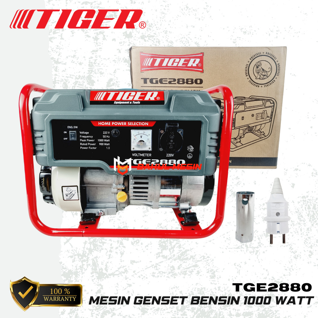 TIGER TG2880 TG 2880 Mesin genset Generator set genset 1000watt