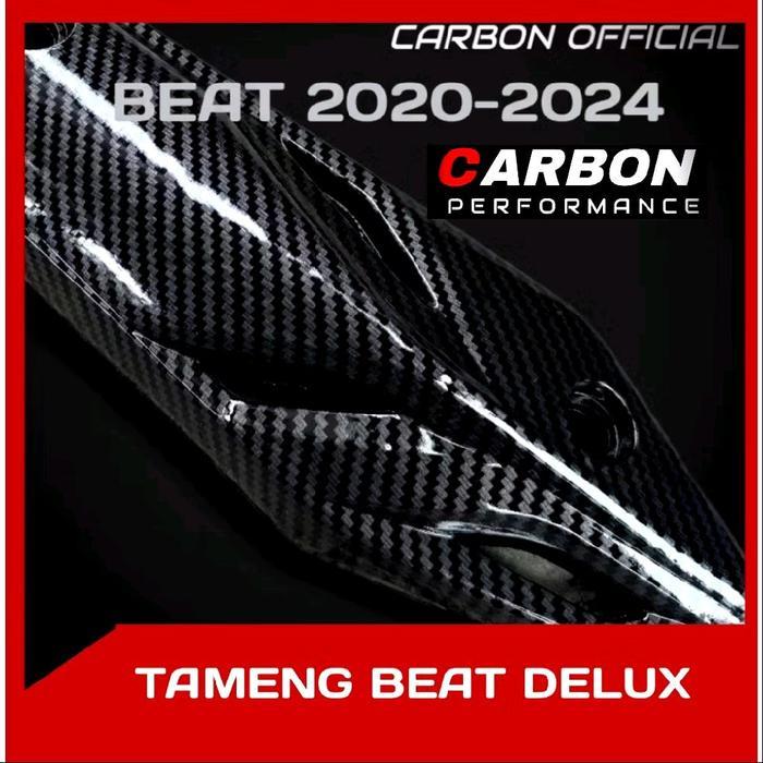 "New" TUTUP KNALPOT BEAT DELUX CARBON 2020-2024 / tutup knalpot beat led carbon / tutup knalpot beat