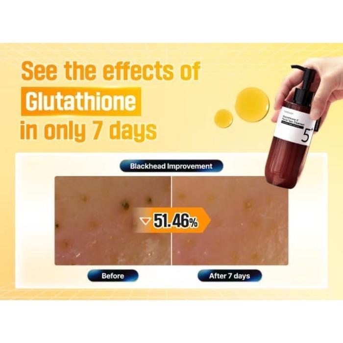 NUMBUZIN NO. 5+ GLUTATHIONE VITAMIN FACIAL SPA CLEANSER CLEANSING OIL