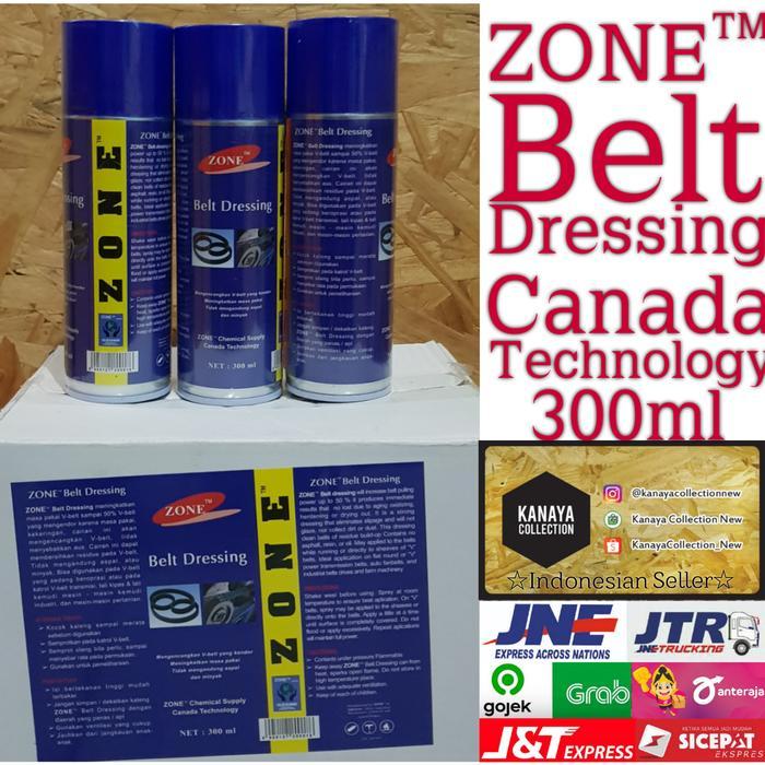 "New" belt dressing zone / beld v-belt