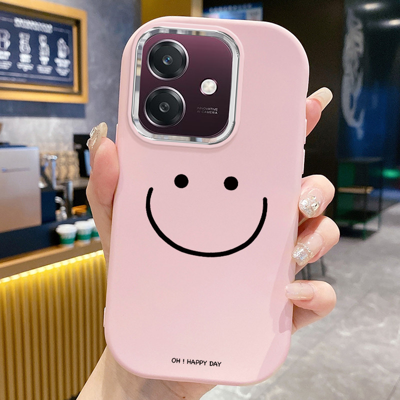 Casing Hp Untuk OPPO A3 A3X A3 Pro 5G A80 5G A54 Case Casing Senyum kematian pola Kesing HP Cesing b