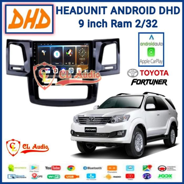 Head Unit Android Dhd 9 Inch Oem Fortuner 2008-2014