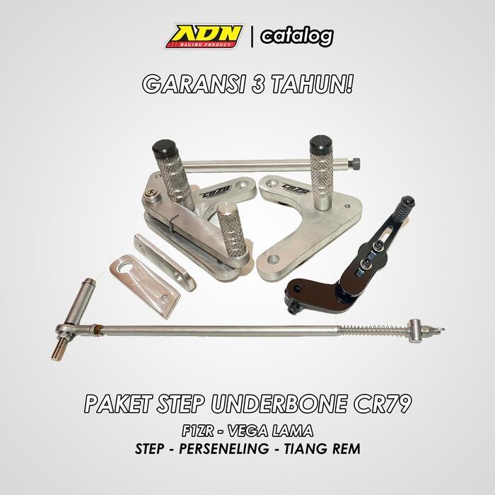 Paket Step Ub Underbone Dural Cr79 Racing F1Zr Vega Lama