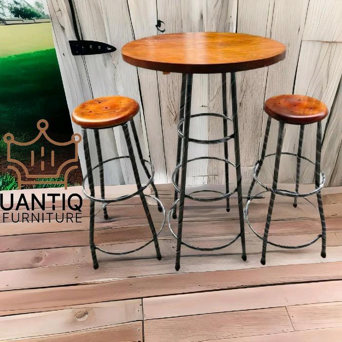 Meja Set Meja Tinggi 100 Cm Kursi Tinggi 75 Cm Meja Kafe Meja Minibar Meja Tinggi 100 Cm Kursi Kafe