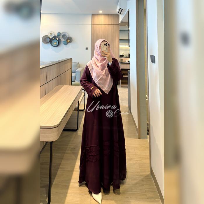 Ufaira Collection~Gamis Abaya Sherine Bahan Shabrina Anti UV~Rayya Series