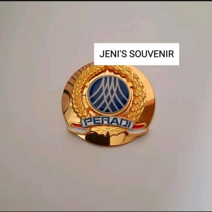 PIN PERADI ADVOKAT LOGO TERBARU - PIN PERADI Emas Magnet Clips