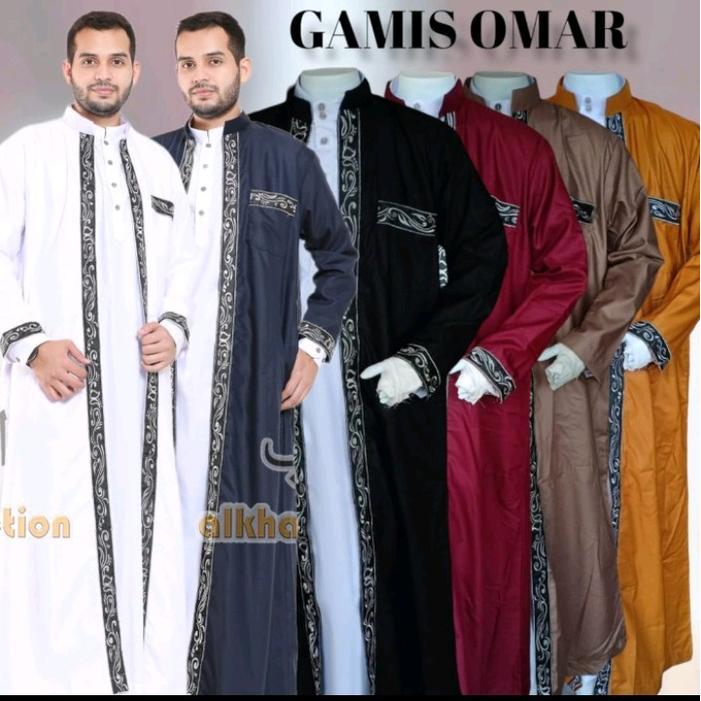 Stok Baru jubah luaran habaib ustad imam Arab bordir
