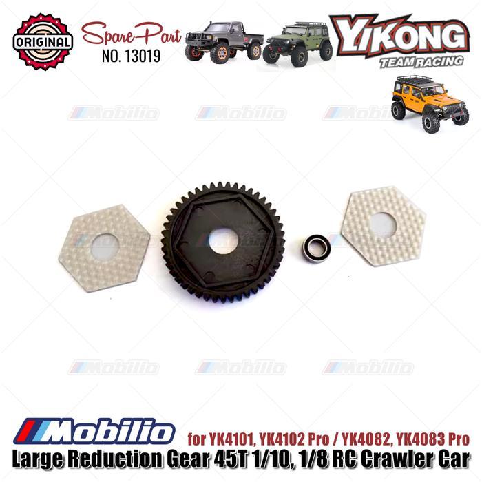 Yikong Part #13019 Large Reduction Gear 45T for YK4101 YK4102 Pro YK4082 YK4083 1/10 1/8 RC Crawler