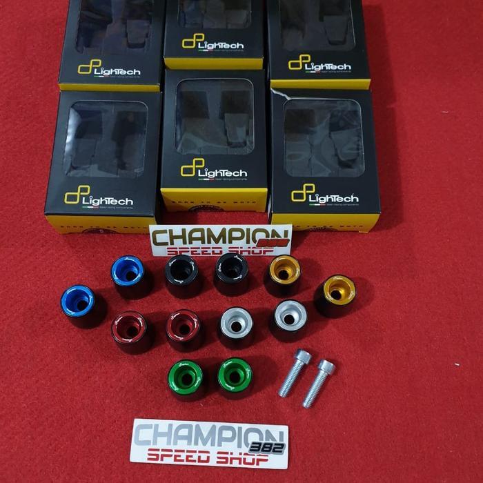 Bar End Jalu Bandul Stang Lightech Ori Italy Ninja 250Fi Z900 Z1000