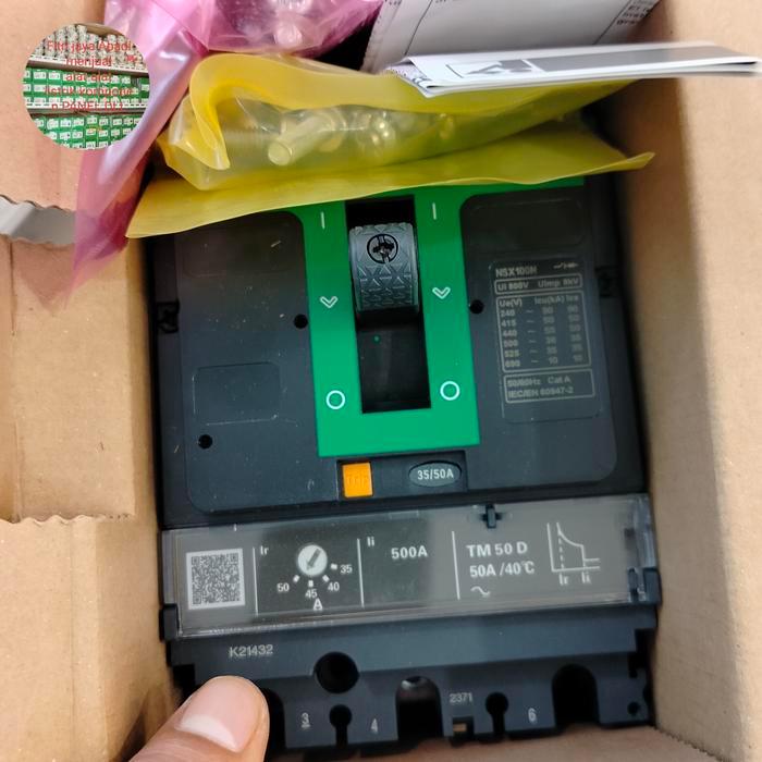 Mccb Schneider Nsx100N 3Phase 50A 63A 80A 100A