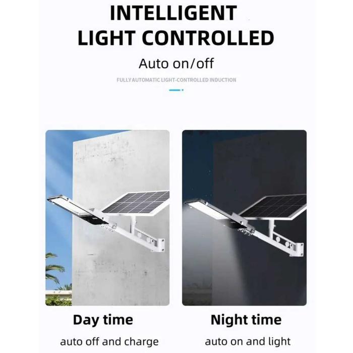 Promo Lampu Jalan Solar Led 2In1 500W Super Terang Hemat Listrik / Lampu Pju / Lampu Solar Panel