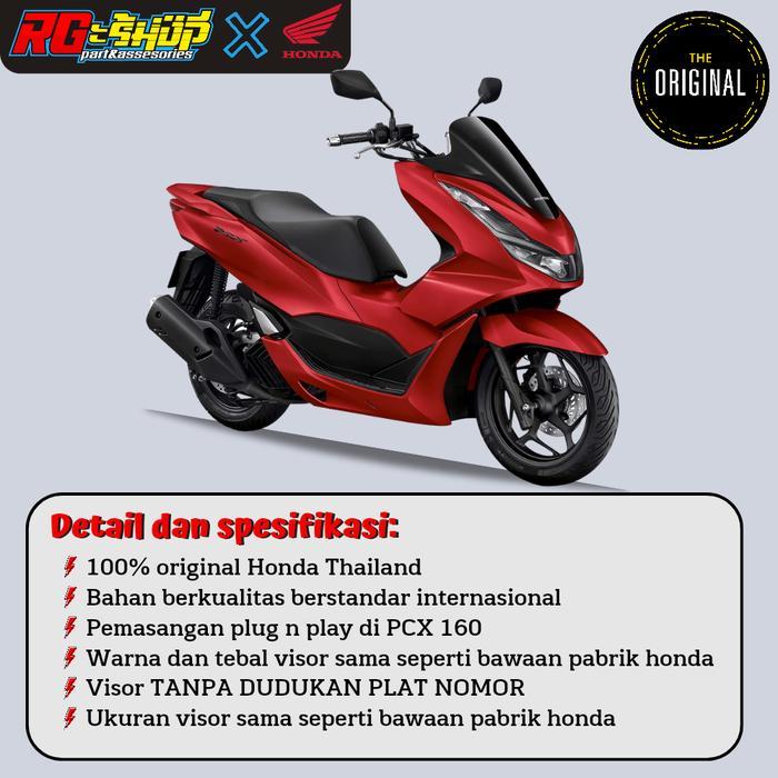 VISOR WINDSHIELD WIND SCREEN BLACK PCX 160 ORIGINAL HONDA THAILAND