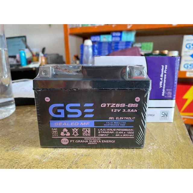 Aki Motor Beat FI Injeksi / Karbu / Street GTZ5S GS E MF Accu Kering