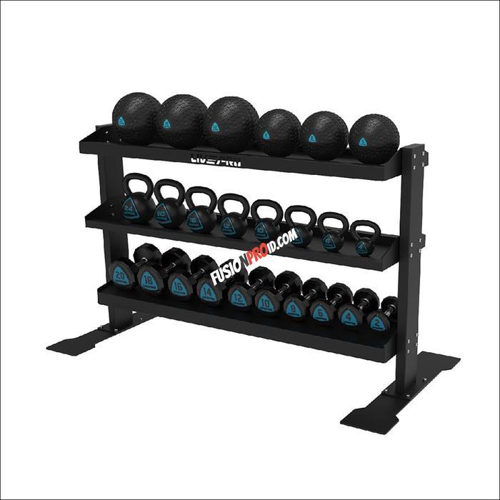 Rak Wall Slam Medicine Ball Bola Fitnes Rack Dumbell Komersial Livepro