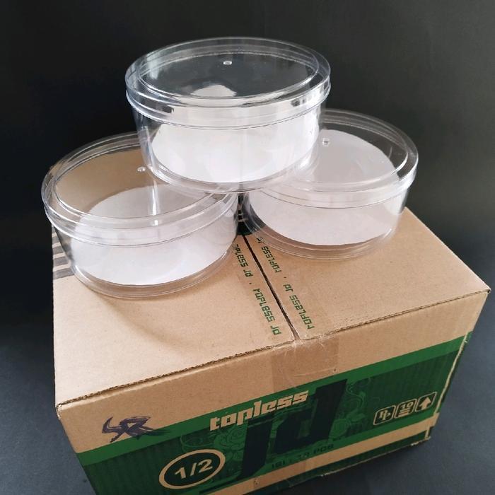 Toples bulat - Toples kue kering nastar - Toples plastik