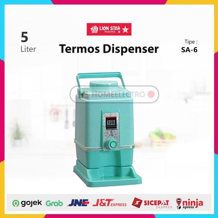 Kelly Drink Jar 5 Liter Lion Star Termos Dispenser Air Wadah Minuman