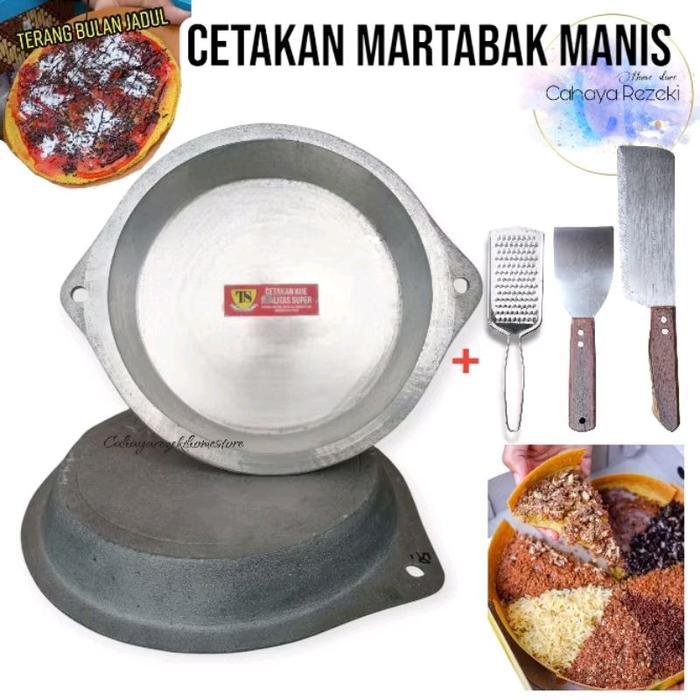 Loyang Cetakan Martabak Manis Terang Bulan TS alumunium Kualitas super wajan Cetakan Kue Alat cetak