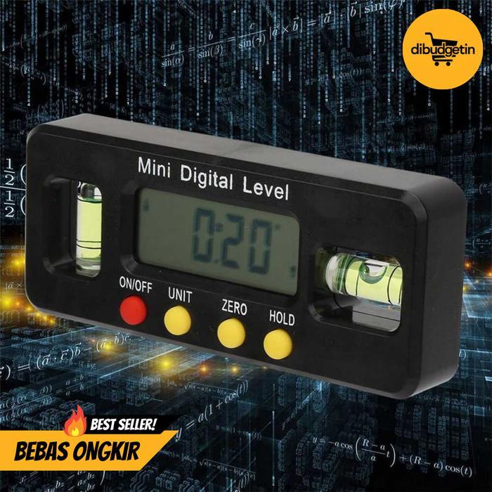 Alat Ukur Kemiringan Digital Level Angle Waterpass Inclinometer - Dl168