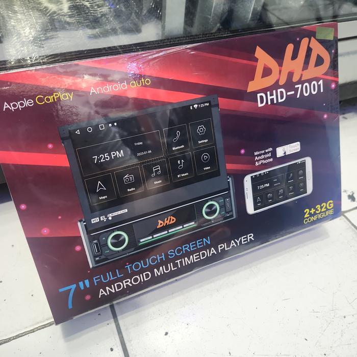 Flash Sale Android Single Din Dhd- 7001 Ram 2Gb /32 Room 7Inch Apple Carplay & Android Auto Single