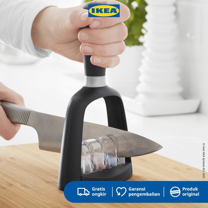 IKEA SKARANDE Pengasah Pisau Hitam Berkualitas