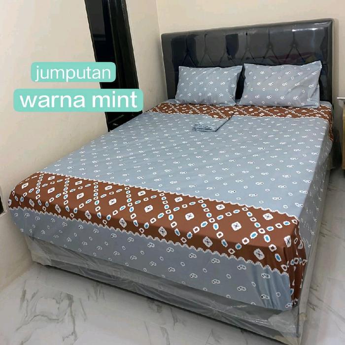 Sprei Motif Jumputan Terlaris Ukuran Komplit Sprei Jumputan Solo Sprei Jadul