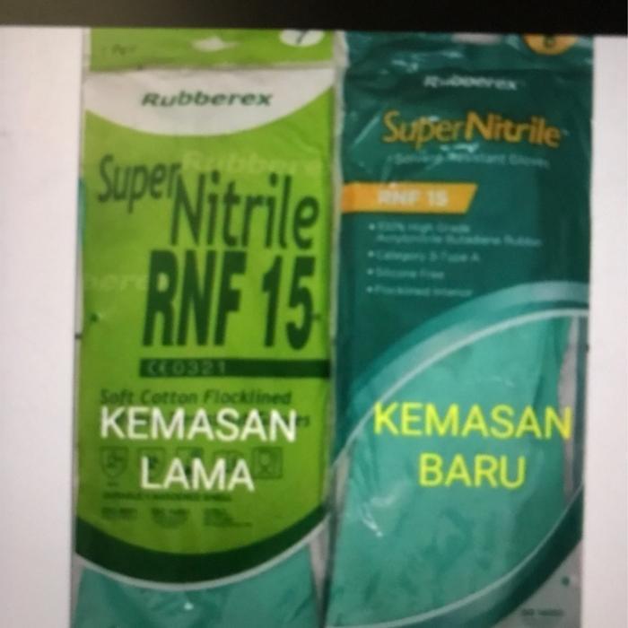 Sarung Tangan Nitrile Rubberex RNF 15.