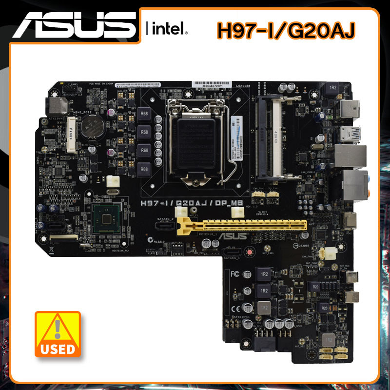H97-I/G20AJ/DP_MB LGA 1150 Gaming Motherboard Intel H97 Chipset DDR3 RAM USB2.0 SATA2 PCI-E X16 Mini