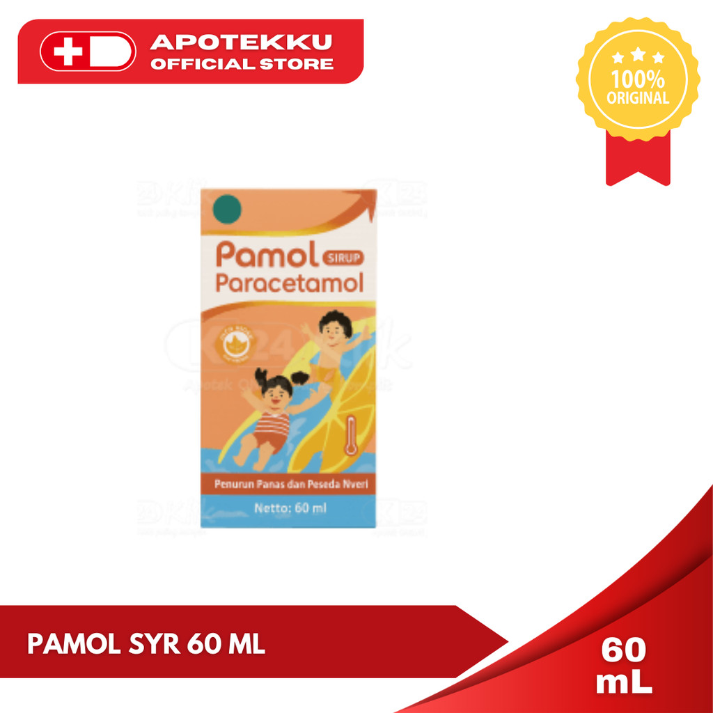 Pamol Sirup Paracetamol 60ml - Obat Demam Anak