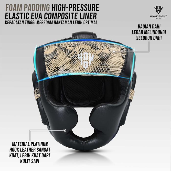 HEAD GUARD MUAY THAI, HELM MUAY THAI, PELINDUNG KEPALA MUAY THAI