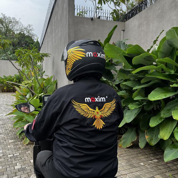 MAXIM - Garuda Set Helm dan Jaket (Maxim - Transportasi Online)