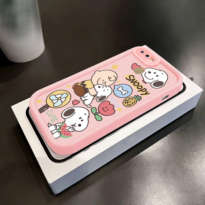 Casing Hp untuk OPPO A7 A5s A12 A12s A11K Case Anak laki-laki dan anjing Camera Protect Kekinian Ces