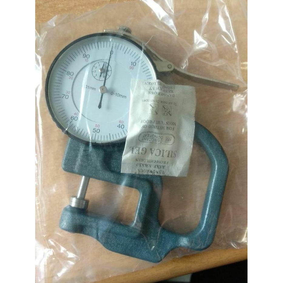 Stok Baru Thickness Gauge Dial 0-10x30mm 0.01mm