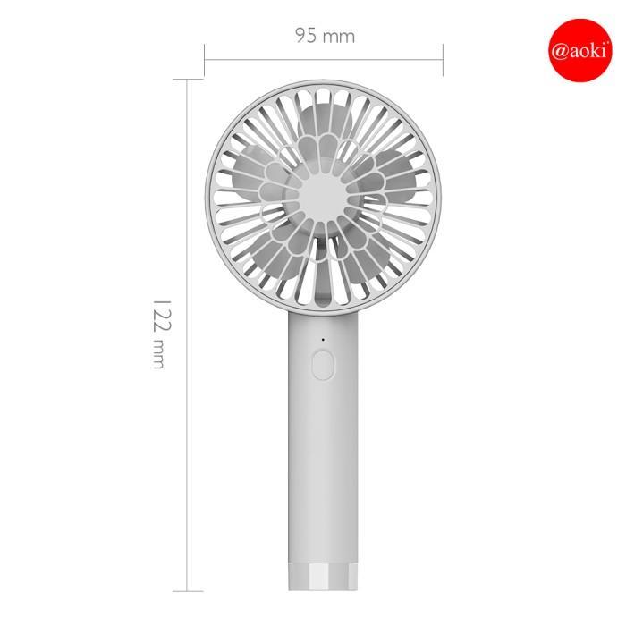Aoki Emergency Kipas Usb Charger 2In1 Lampu Tidur Baterai Lithium