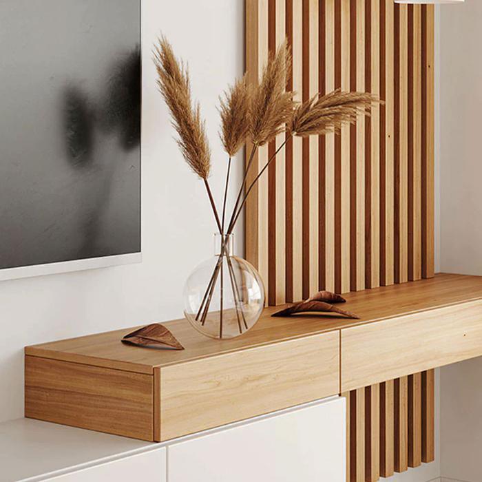 Wood Panel WPC Motif Kayu Wallpanel Wall Panel PVC Dinding Motif Kayu