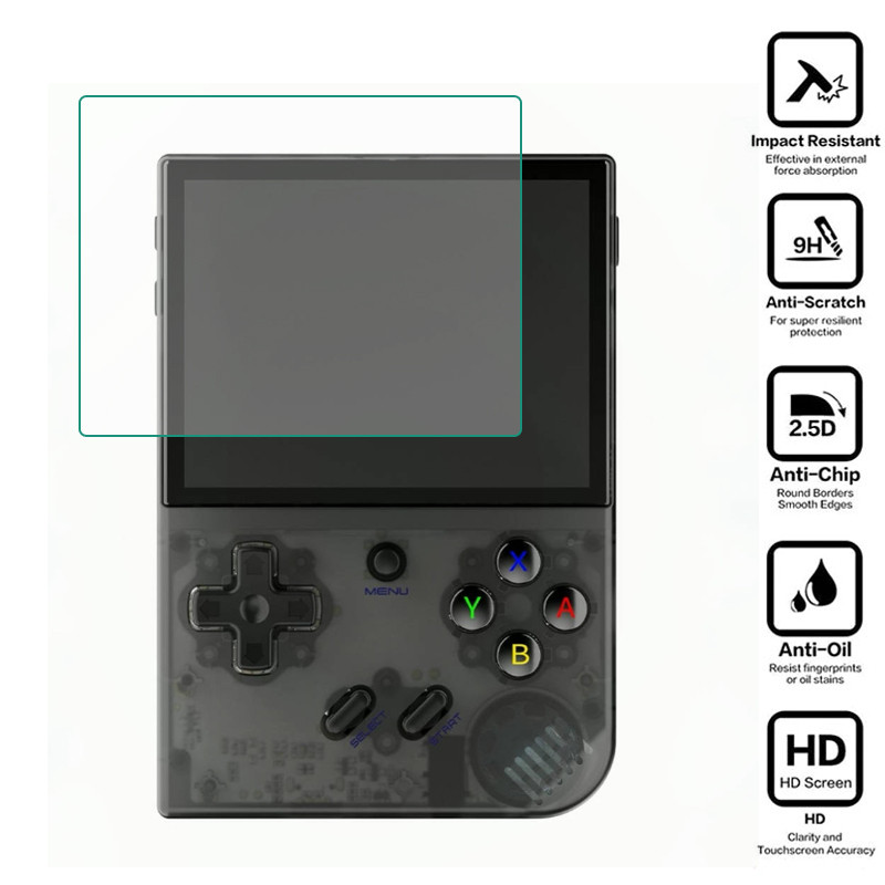 Hard Tempered Protect Screen Protector Cover For Anbernic Rg35Xx Plus/Rg35Xx Handheld Game Console