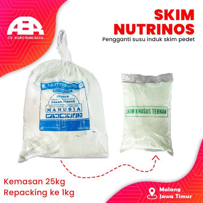 Pengganti susu induk skim pedet Nutrinos Lactova hewan ternak