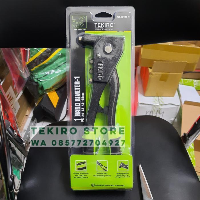 Promo tang rivet tekiro hitam / hand rivet / alat tembak paku rivet