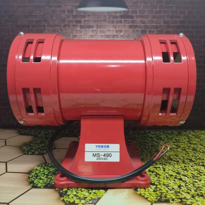 Motor Sirine Sirin 2 Kuping Vorge Ms 490 Ms-490 Vorge Panel Ms490 220V