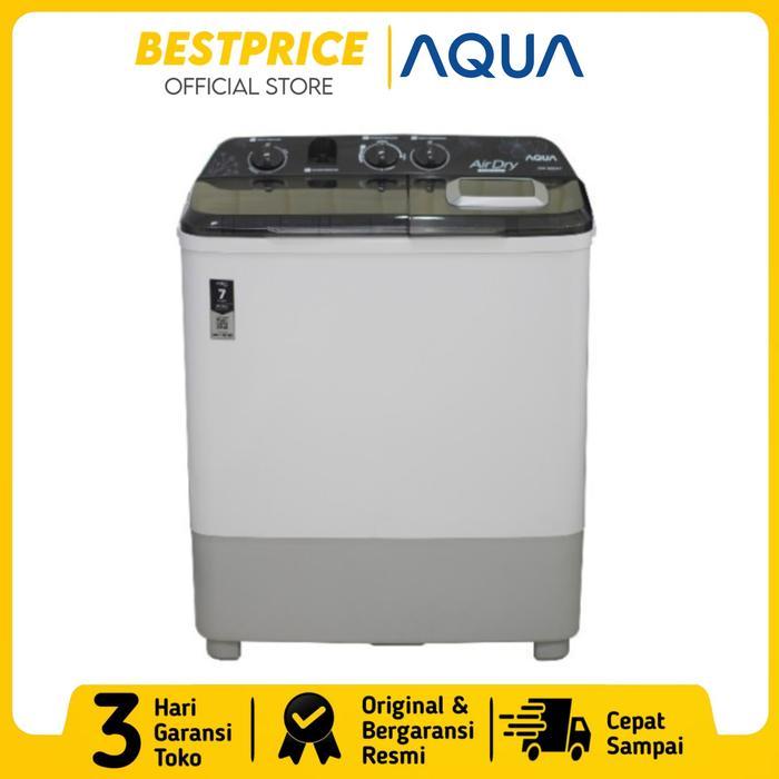 Best Price Mesin Cuci Aqua 2 Tabung 8Kg Qw -860Xt Qw 860 Xt Qw860Xt Hijab Series