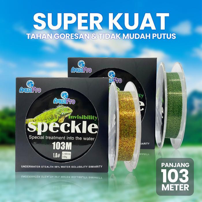 Senar Pancing Ikan Line Fishing Speckle Bunglon Senar Pancing Nilon 103M Senar Titik Tak Terlihat