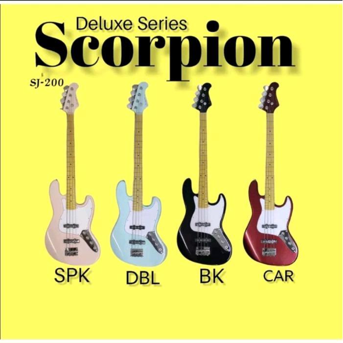 Gitar Bass sj 200 scorpion deluxe series sj-200 sj 200 original. best product