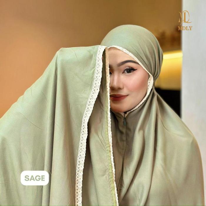 ASLI MDLY Rukuh Mukena Alia Prayer Set Fashion Perlengkapan Sholat Wanita muslim Bahan Rayon READY