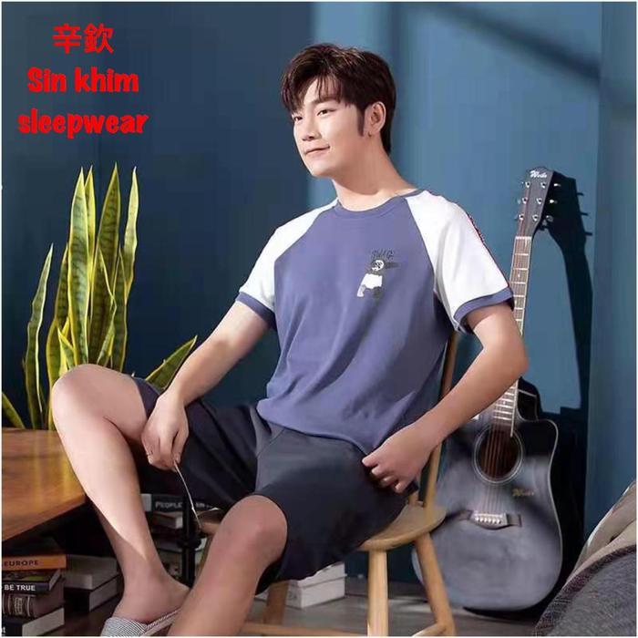 Best Seller Baju Tidur Pria Piyama Kaos Pria Import Original