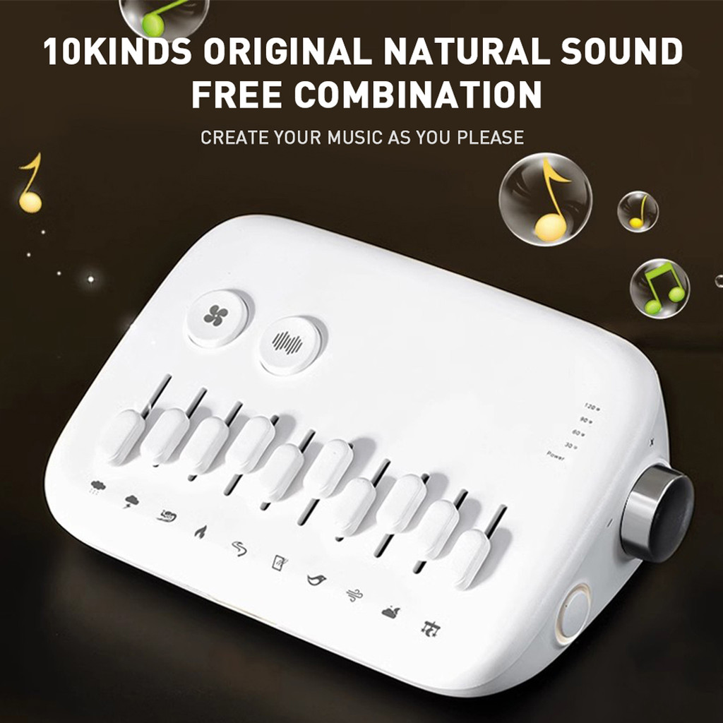 1pc Mini Sleep Sound Machine 10 Soothing Nature Sounds Portable Mini Sleep Sound Machine, Noise