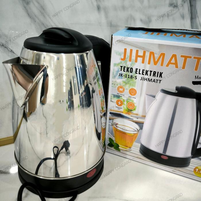 Philips - Teko Listrik Pemanas Air Stainless Steel 1.8L Kettle Elektrik