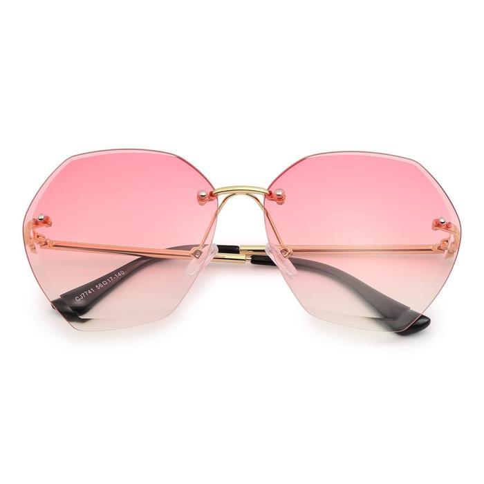 BITZEN Kacamata Fashion Wanita Hitam Anti UV Polarisasi Sunglass Lensa Polarized Sunglasses BZ04