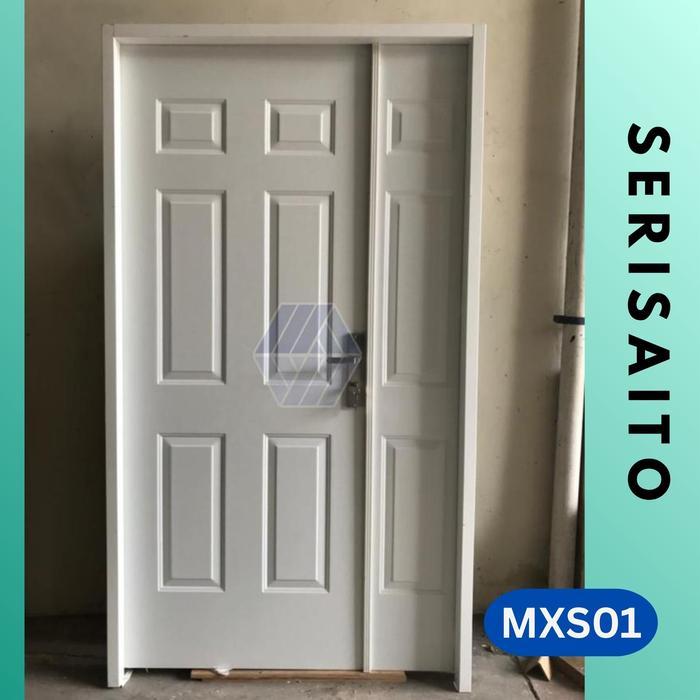 PINTU BAJA KODAI STEEL DOOR  215 x 120 / PINTU KAMAR UTAMA 2 PINTU / PINTU BESI TAHAN PANAS - MXS01 