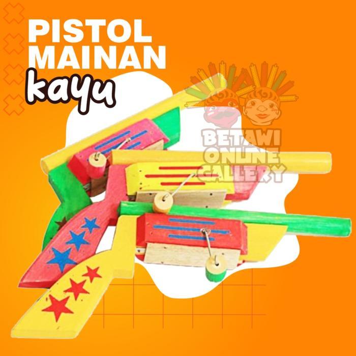 Hot Sale Mainan Tradisional Edukasi Anak Tembakan Kayu / Mainan Tradisional / Mainan Tembakan Kayu