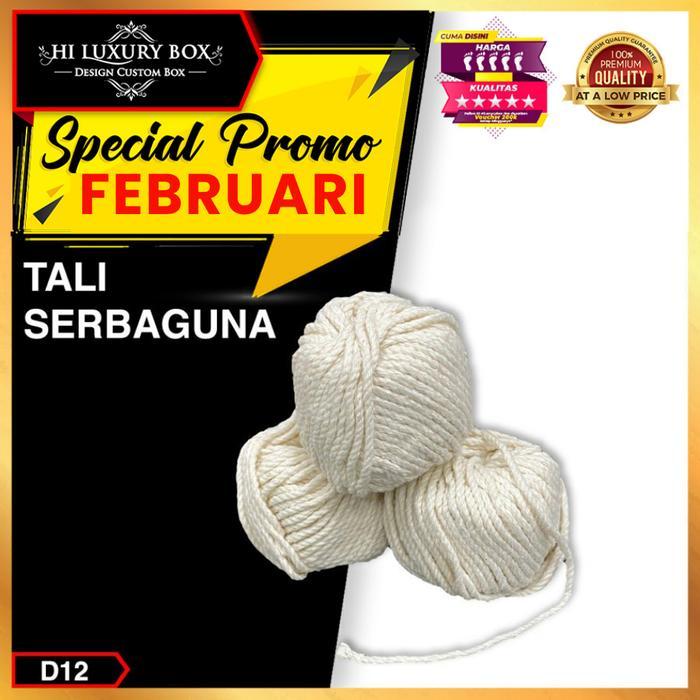 "New" Tali SerbagunaTali BakcangTali Benang KasurTali Pengikat D12